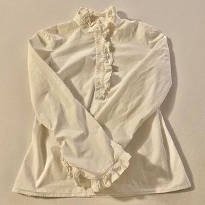 Tory Burch White Button-up